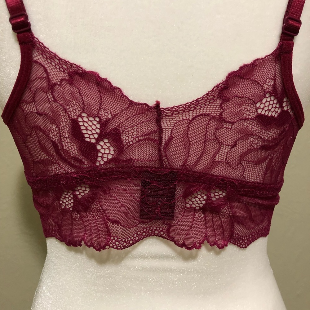 🌹Pure Beauty by Rene Rofe Red Bralette🌹 - Picture 3 of 4